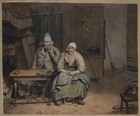 KT 1989 101
<br/>
Paulus Vincent (1690-1795) en zijn huisvrouw Barbara Jansen (1691/2-1796)
<br/>
<em>Hendriks, Wybrand (1744-1831)</em>